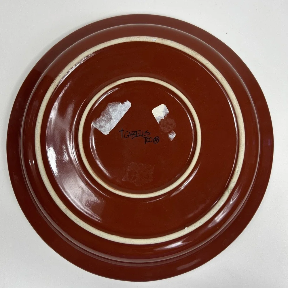 3 Cabells Too Magnolia Lane Collection Pumpkin Pie Recipe Fluted‎  Pie Plate